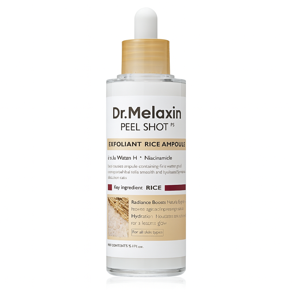 Dr. Melaxin Rice Exfoliating Serum Facial Moisturizing Soften Serum Blackhead Removal Hydrating Pore Shrinking Korean Skin Care