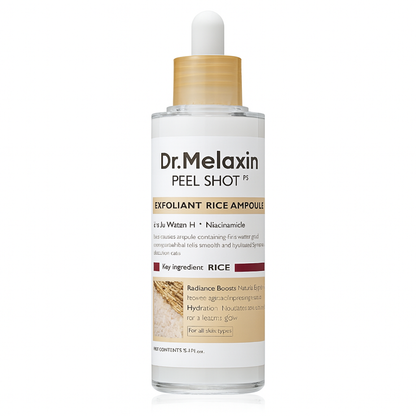 Dr. Melaxin Rice Exfoliating Serum Facial Moisturizing Soften Serum Blackhead Removal Hydrating Pore Shrinking Korean Skin Care