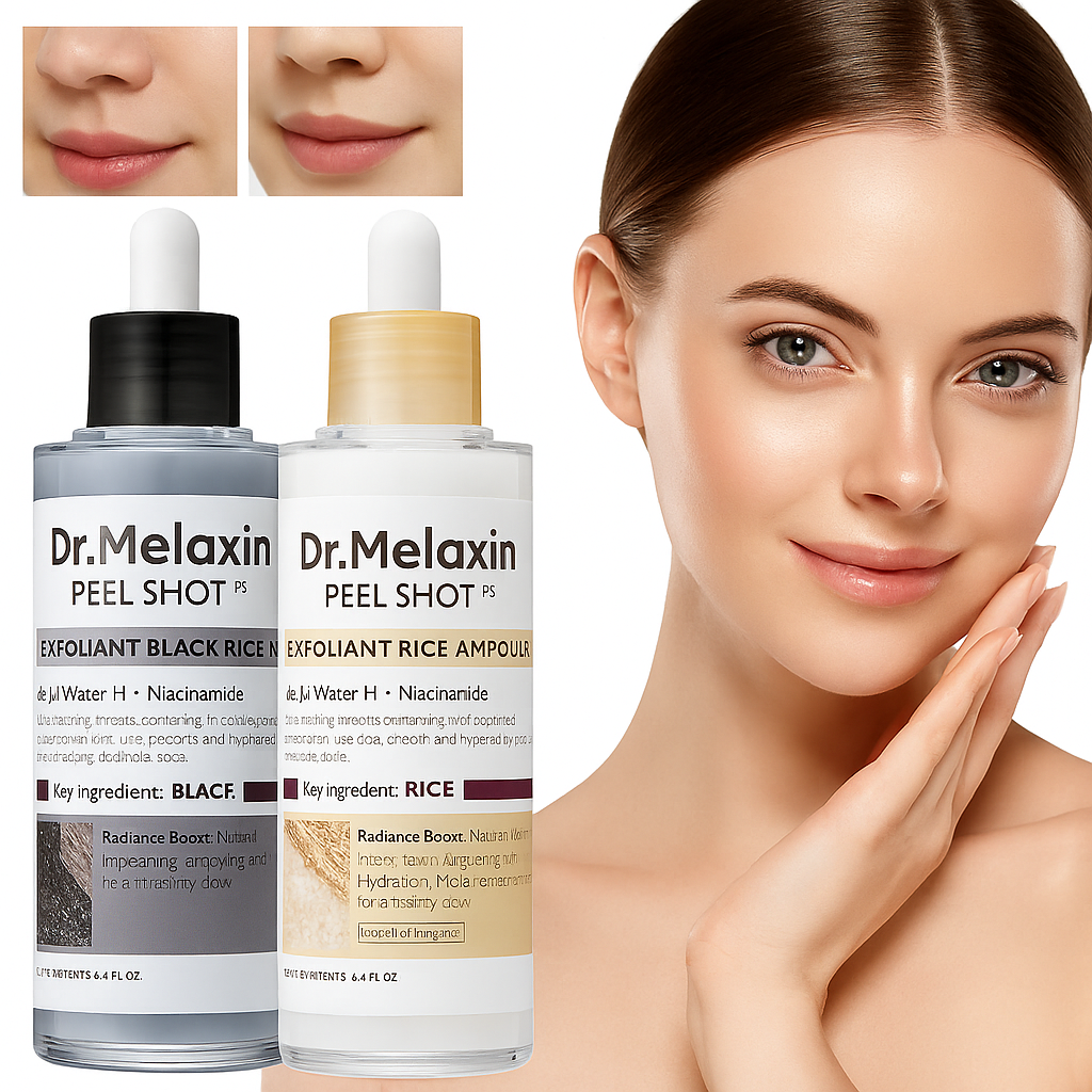 Dr. Melaxin Rice Exfoliating Serum Facial Moisturizing Soften Serum Blackhead Removal Hydrating Pore Shrinking Korean Skin Care