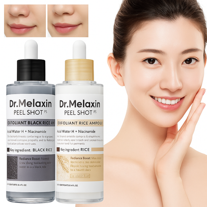 Dr. Melaxin Rice Exfoliating Serum Facial Moisturizing Soften Serum Blackhead Removal Hydrating Pore Shrinking Korean Skin Care