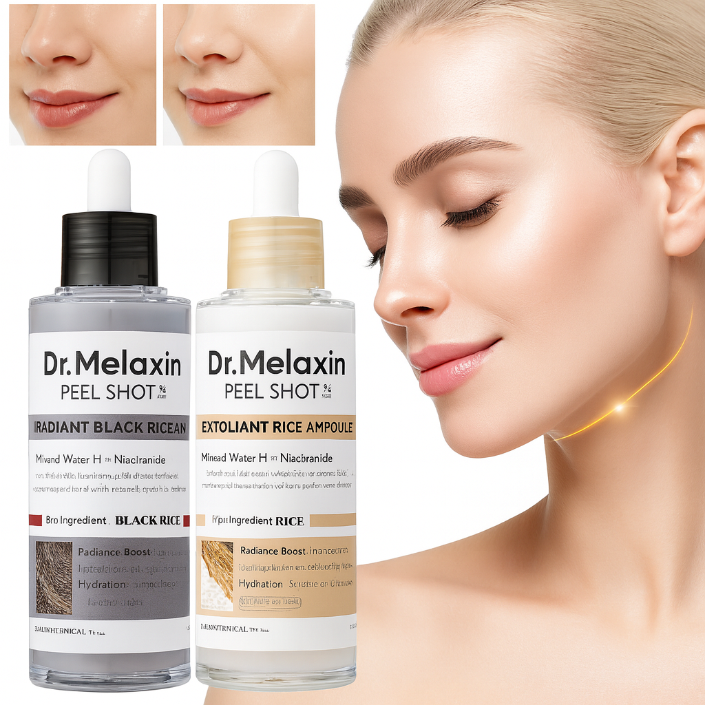 Dr. Melaxin Rice Exfoliating Serum Facial Moisturizing Soften Serum Blackhead Removal Hydrating Pore Shrinking Korean Skin Care