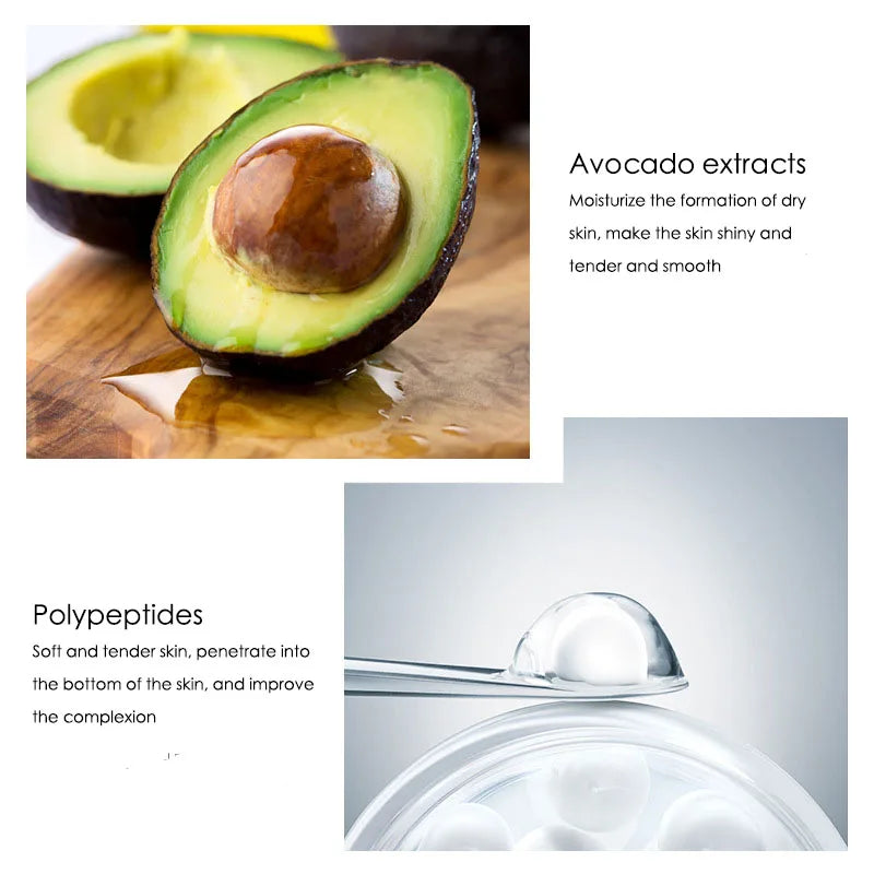 Facial Cleansing Avocado Peptide &amp; Eye Cream Set