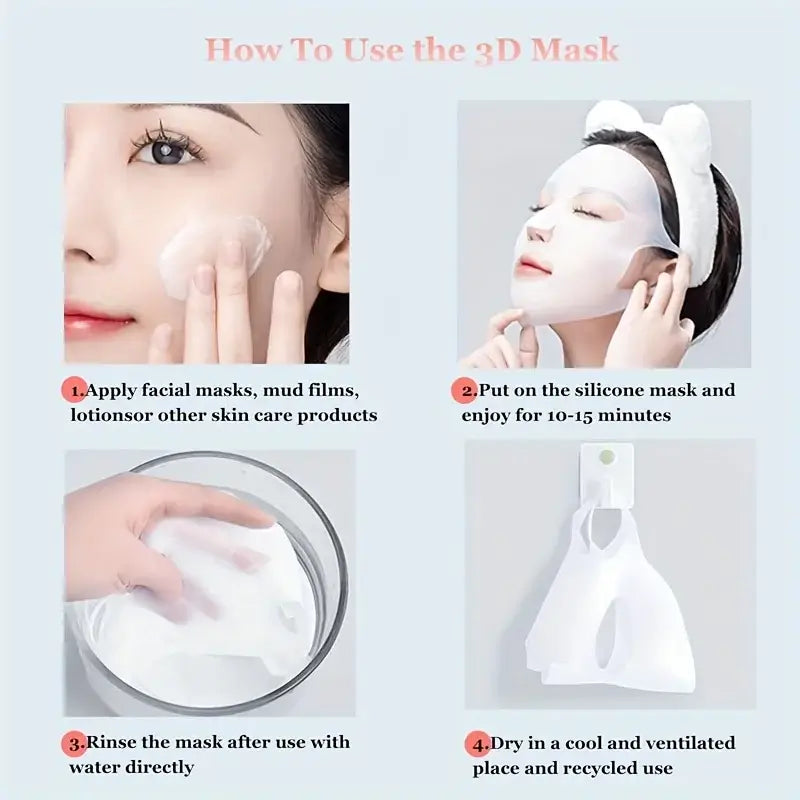 silicone facial mask cover