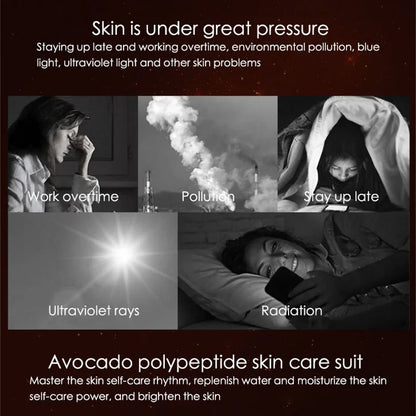 Facial Cleansing Avocado Peptide &amp; Eye Cream Set