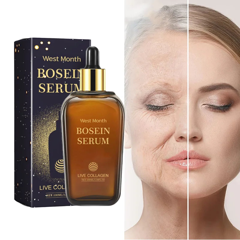 Korean Collagen Anti-Wrinkle Essence Firming Fade Fine Lines Face Tighten Whitening Sagging Moisturizer (Instant Effect)