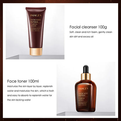 Facial Cleansing Avocado Peptide &amp; Eye Cream Set