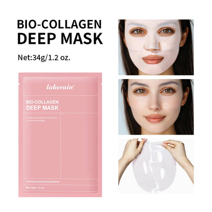 Korean Deep Collagen Peel Off Anti Wrinkle Lifting Skin Care Bio Pack Overnight Wrapping Face Masks
