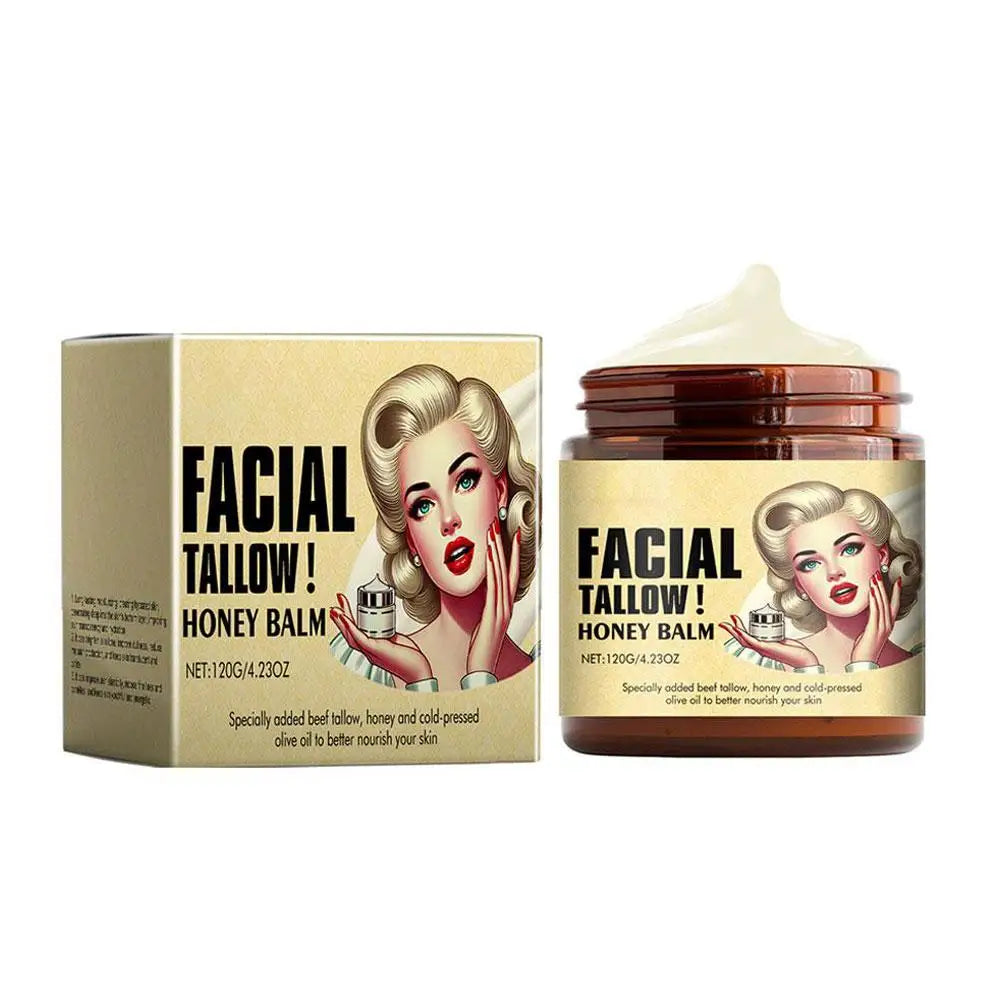 Whipped Grass Fed Beef Tallow And Honey Balm Moisturizer