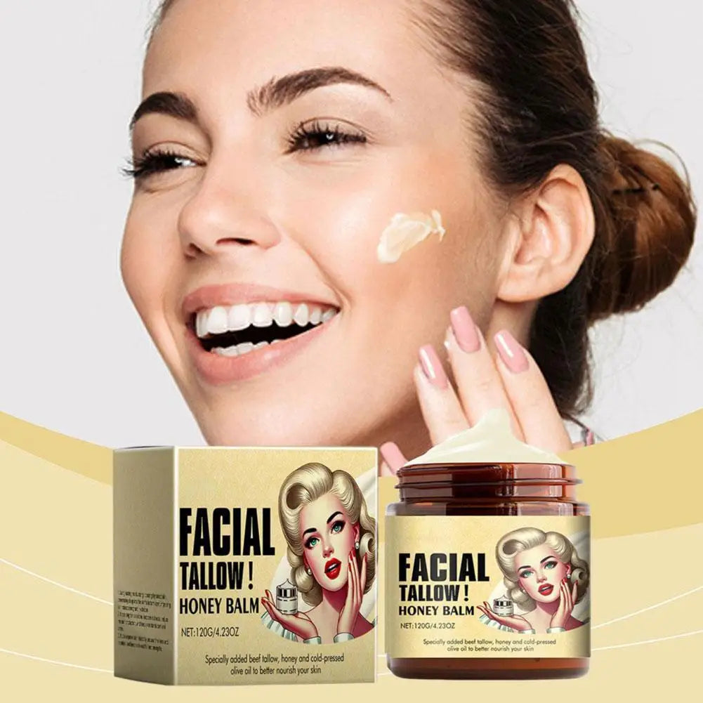 Whipped Grass Fed Beef Tallow And Honey Balm Moisturizer