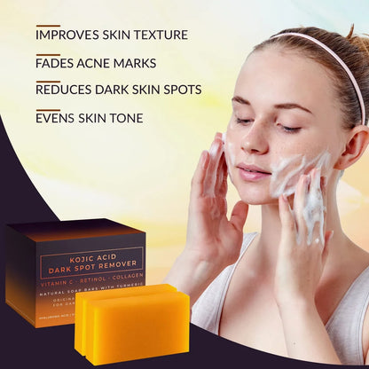 Kojic Acid Dark Spot Removing &amp; Brightening Soap Moisturizer