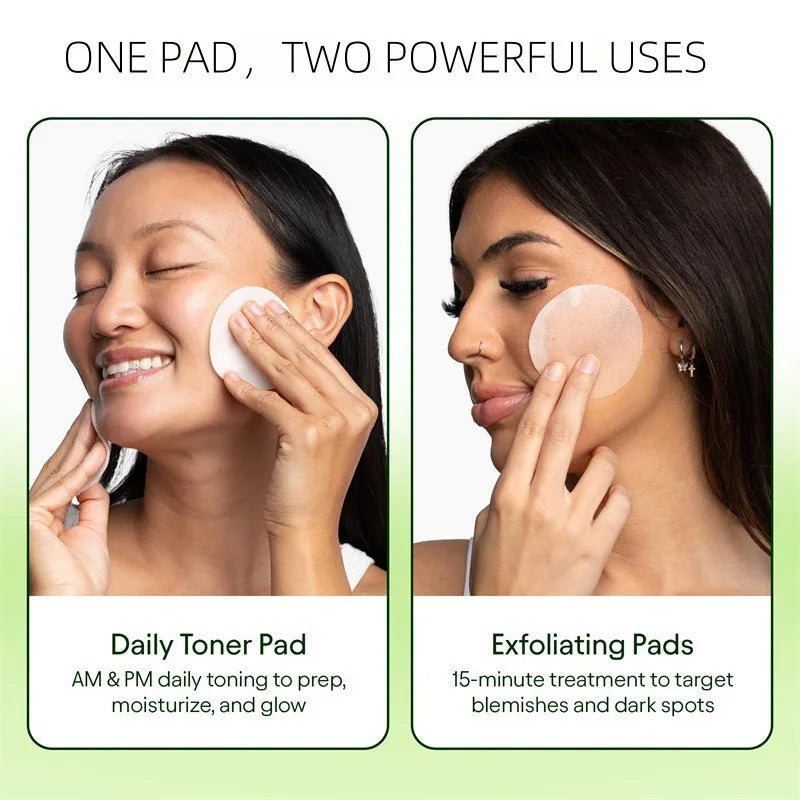 Korean Skincare Cleansing Centella Asiatica Niacinamide Peptides Hydrating Facial Cotton Pads Minimizing Toner Pads