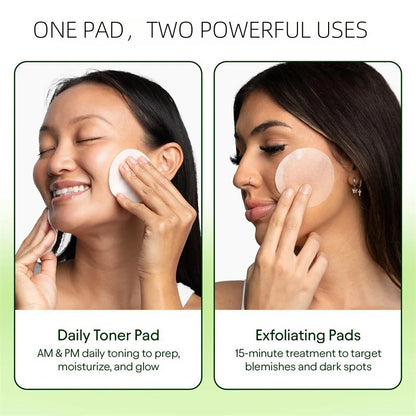 Korean Skincare Cleansing Centella Asiatica Niacinamide Peptides Hydrating Facial Cotton Pads Minimizing Toner Pads