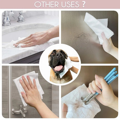 100% Cotton Biodegradable Disposable Face Towel
