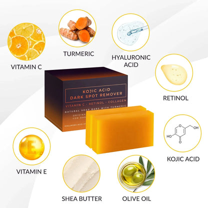 Kojic Acid Dark Spot Removing &amp; Brightening Soap Moisturizer